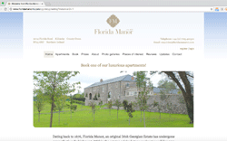 ETINU web site with extended functionality for booking apartments online - Florida Manor NI